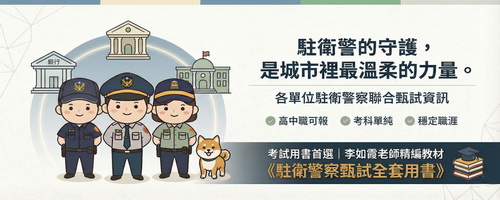 法務部調查局與中央印製廠駐衛警甄選專用書，內含行政院安全管理手冊重點與歷屆考古題解析